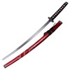 Samurai Katana with Dragon on Saya Red