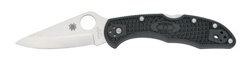 Spyderco Delica 4 FRN Plain Edge Folding Knife Spyderco Delica 4 FRN Plain Edge Folding Knife