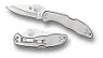 Spyderco Delica 4 Stainless Steel Plain Edge Folding Knife