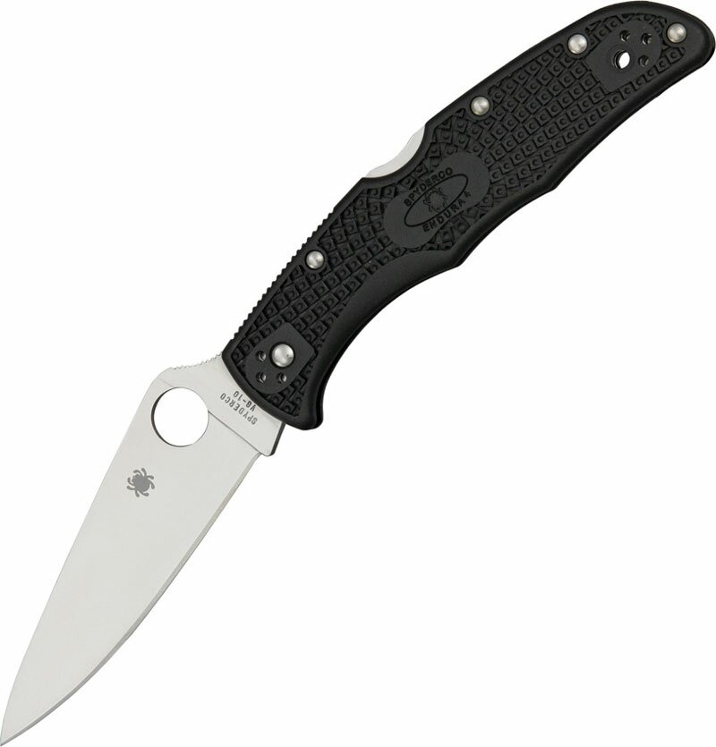 Spyderco Endura 4 Flat Ground FRN Plain Edge Folding Knife Spyderco Endura 4 Flat Ground FRN Plain Edge Folding Knife