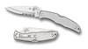 Spyderco Endura 4 Stainless Steel Combination Edge(partially serrated) Folding Knife