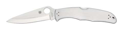 Spyderco Endura 4 Stainless Steel Plain Edge Folding Knife Spyderco Endura 4 Stainless Steel Plain Edge Folding Knife