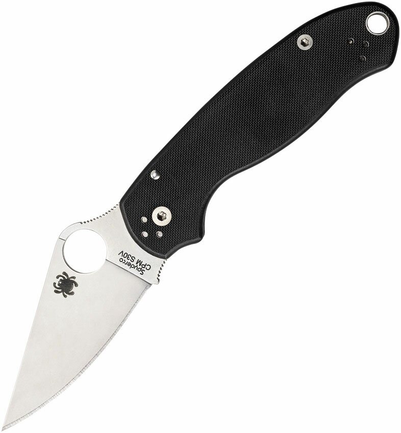 Spyderco Para 3 G-10 Black Plain Edge folding knife Spyderco Para 3 G-10 Black Plain Edge folding knife