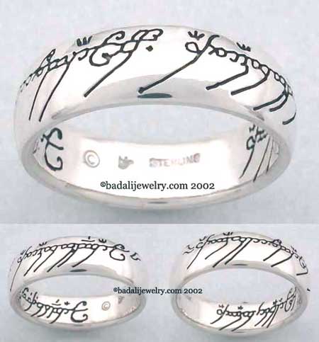 Sterling Silver The One Ring Black Sterling Silver The One Ring Black