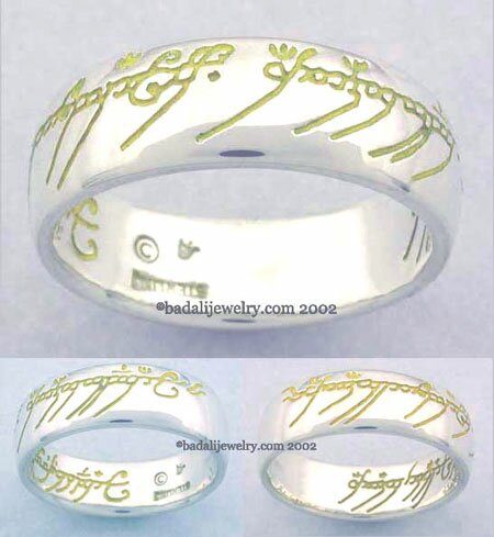 Sterling Silver The One Ring Yellow