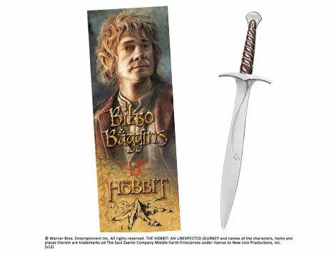 Sting Sword Pen and Paper Bookmark Noble Collection NN1217