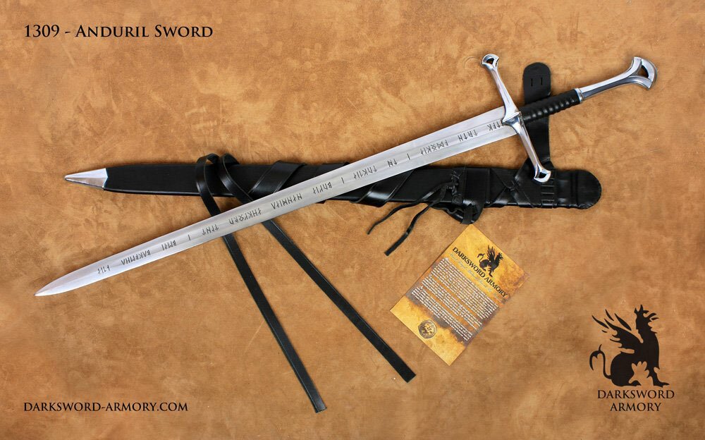 The Anduril - LOTR forged sword