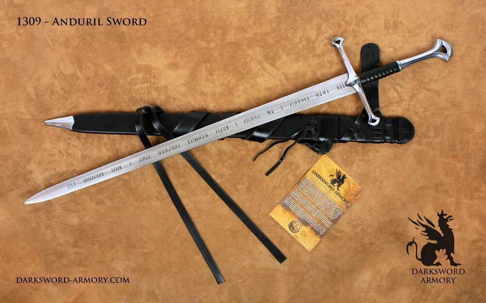The Anduril - LOTR forged sword The Anduril - LOTR forged sword