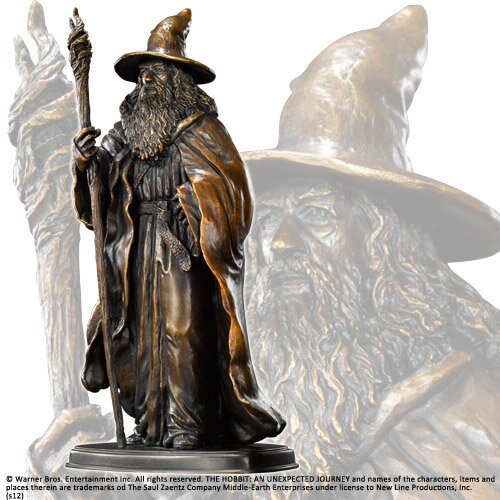 The Hobbit Bronze Statue Gandalf Noble Collection The Hobbit Bronze Statue Gandalf Noble Collection