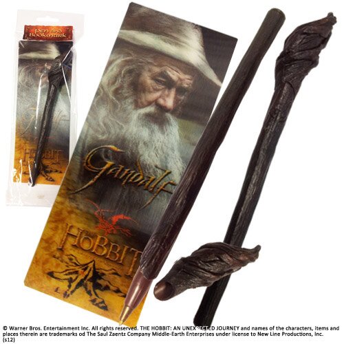 The Hobbit Pen & Bookmark Gandalf Noble Collection The Hobbit Pen & Bookmark Gandalf Noble Collection