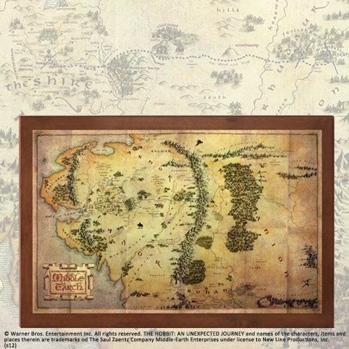 The Hobbit The Map of Middle-Earth Noble Collection The Hobbit The Map of Middle-Earth Noble Collection