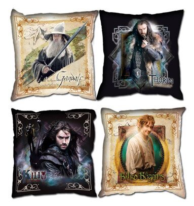 The Hobbit Cushion Set Characters