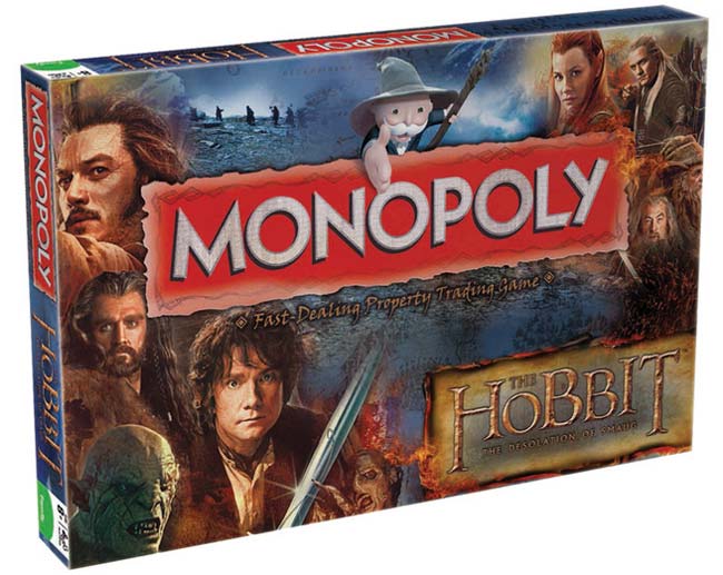 The Hobbit Desolation of Smaug Board Game Monopoly English Version