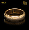 The One Ring Gold Plated Tungsten Carbide With Elvish Runes - WETATR9