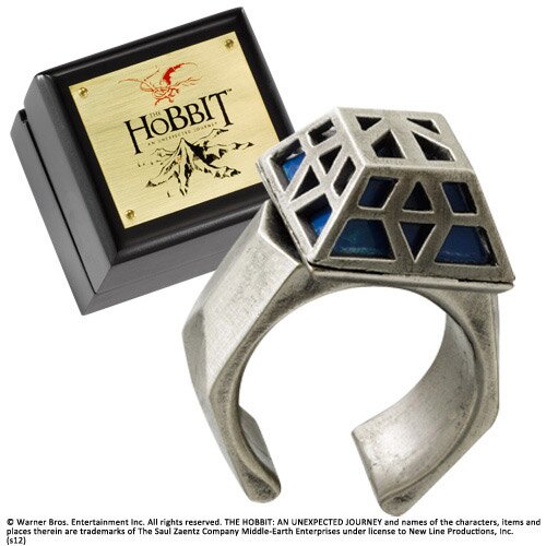Thorin Oakenshield - Silver Plated Dwarven Ring  - The Hobbit