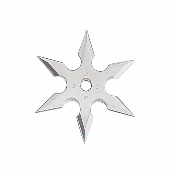 Throwing Star 6Pt SS 2.25'' w/pouch
