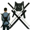 Twin Ninja Katana with Back Strap