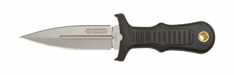 United Combat Commander Mini Boot Knife Silver