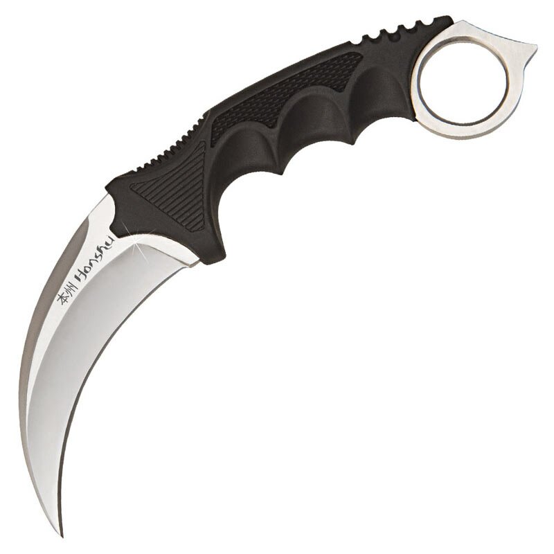 United Honshu Kerambit Silver with Shoulder Harness Sheath United Honshu Kerambit Silver with Shoulder Harness Sheath