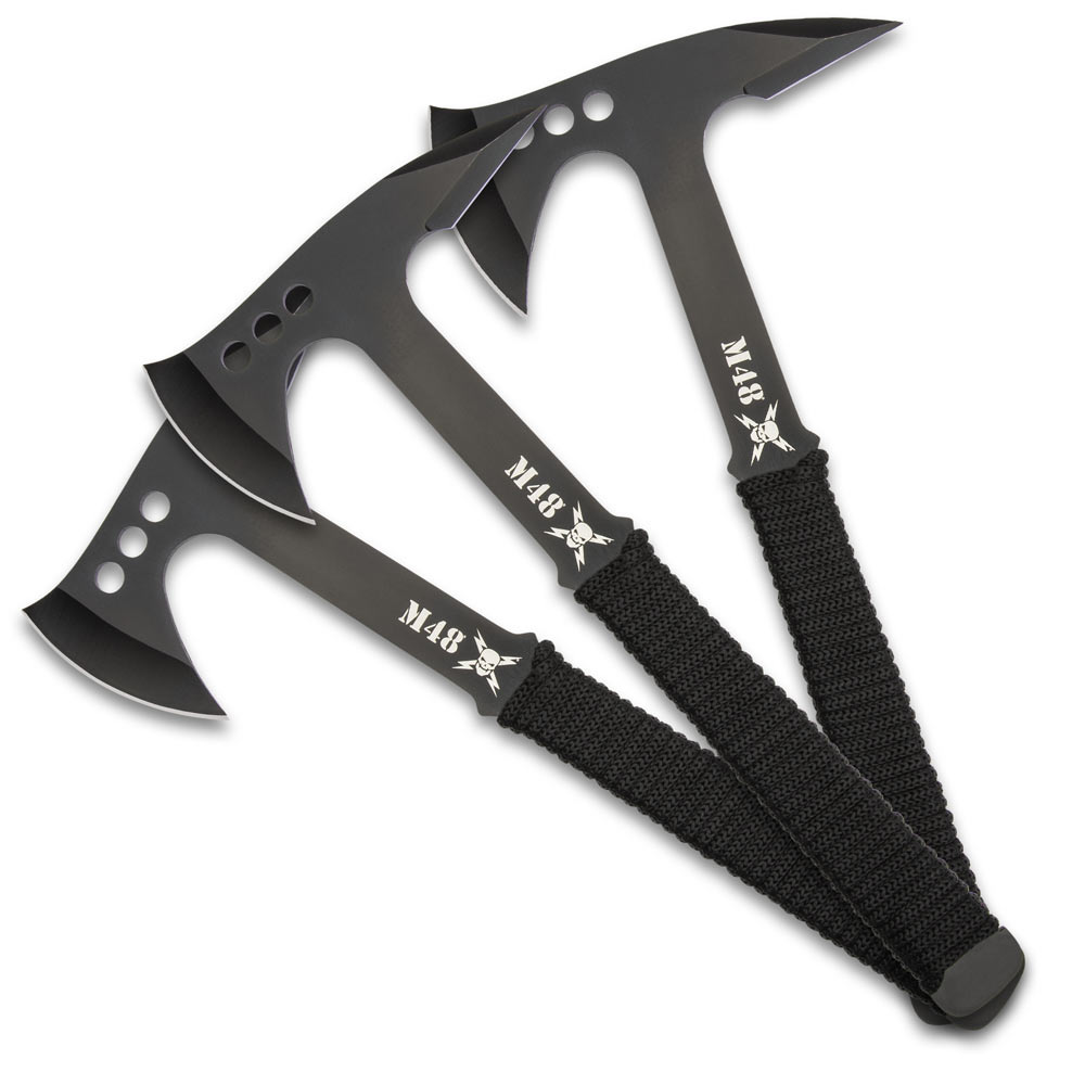 United M48 Pro Throwing Axe Set And Sheath United M48 Pro Throwing Axe Set And Sheath